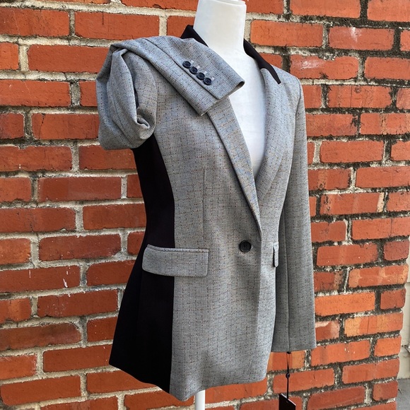 ❌SOLD❌ ✨NWT DKNY BEAUTIFUL DECAY 1 Button Blazer w/Pockets. Versatile. Size 6. - Picture 5 of 11